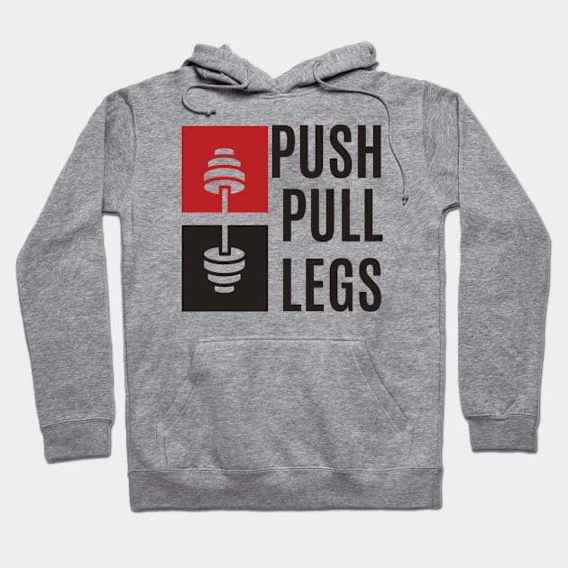 push pull legs Hoodie by Teeeshirt